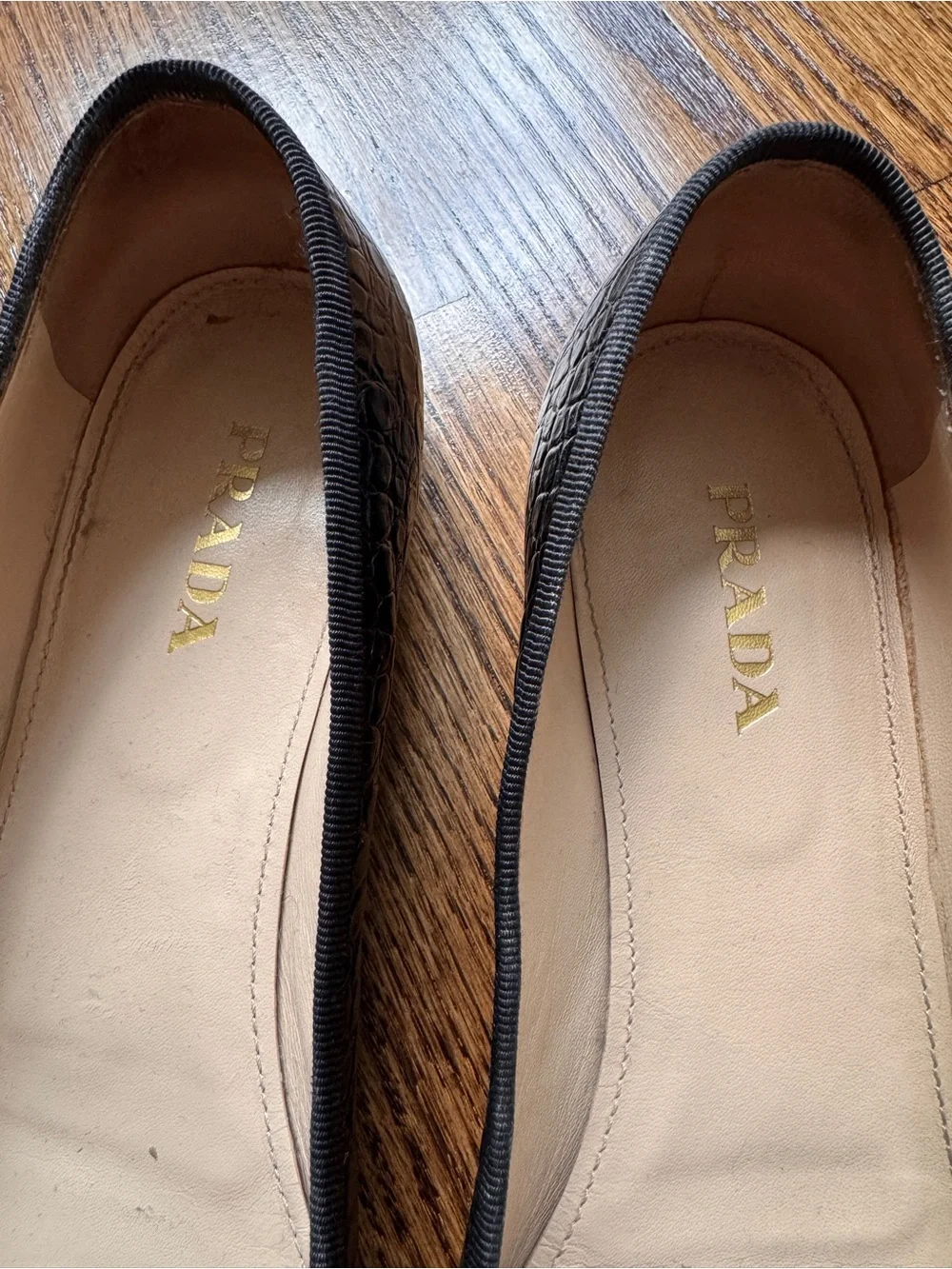 Prada Calfskin Ballet Flats